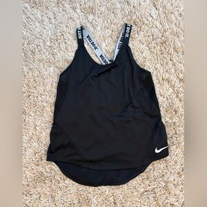 Nike open back tank top
